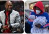 Floyd Mayweather spotted spending time with his grandson Kentrell Jr.