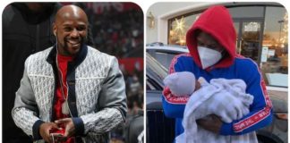 Floyd Mayweather spotted spending time with his grandson Kentrell Jr.