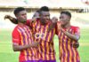 Hearts of Oak players celebrate