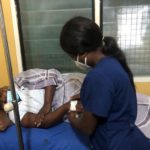 Asepa Executive Director Mensah Thompson receiving treatment at an undisclosed hospital