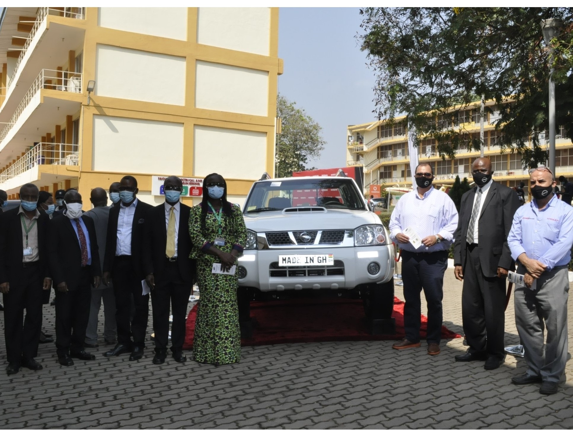 Japan Motors gives first locally assembled Nissan Pickup to College of