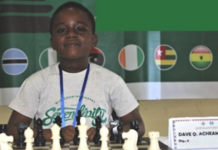 Eight-year-old Dave Chief Quansah Acheampong of the Jack and Jill School