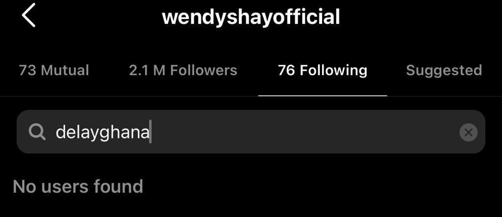 Wendy Shay unfollows Delay on Instagram | Adomonline.com