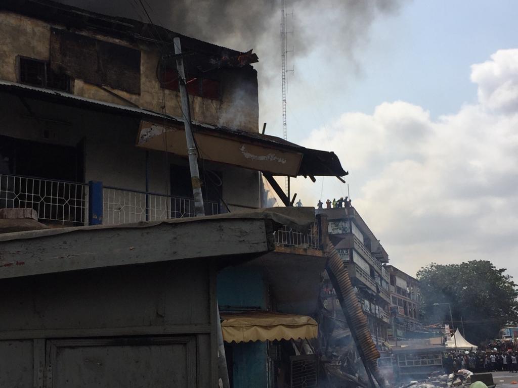 Kumasi Central market fire