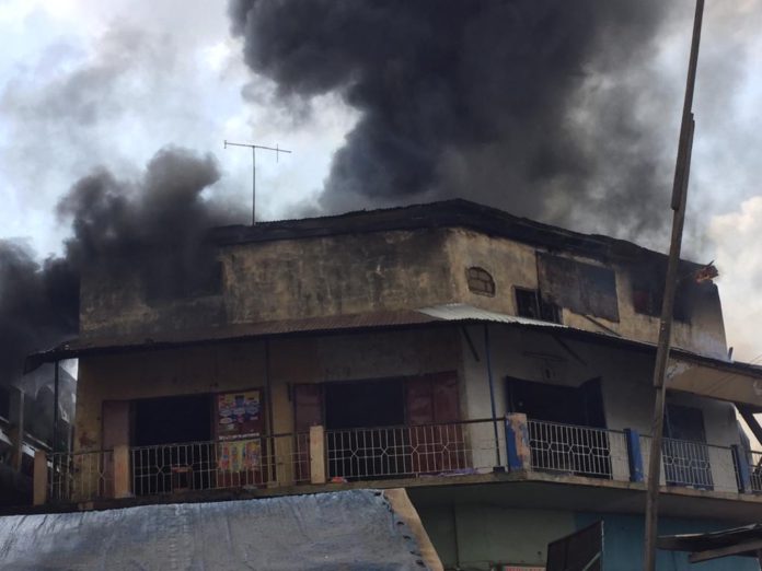 Kumasi Central market fire