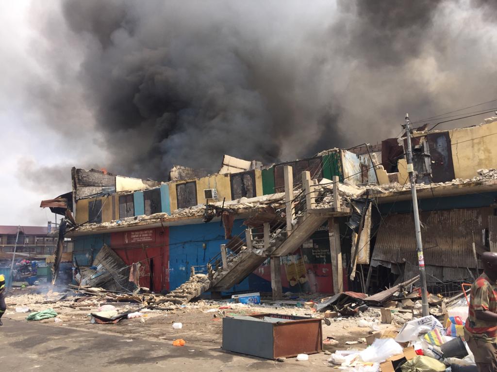 Kumasi Central market fire