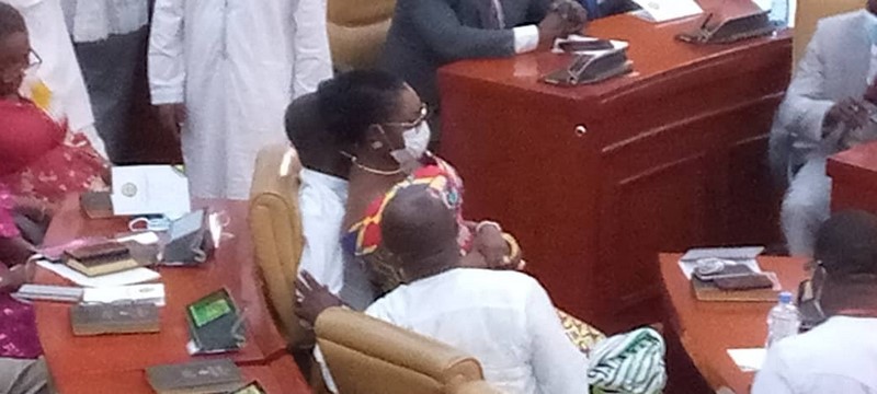 Ursula Owusu sits on Akandoh
