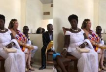 Check out visuals from Patapaa and his German lover’s marriage