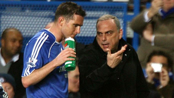 Frank Lampard and Avram Grant