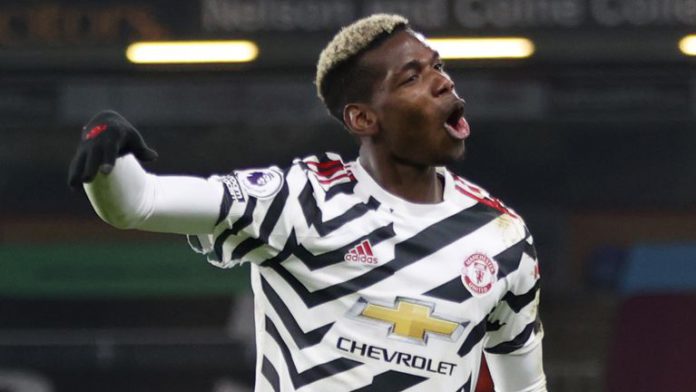 Paul Pogba celebrates scoring for Manchester United Image credit: Getty Images