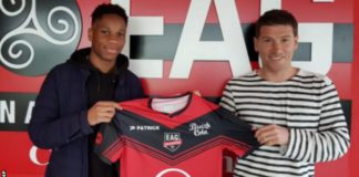 Isaac Drogba previously played for Guingamp, a team his father Didier also played for