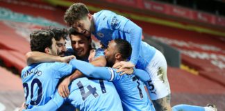 Manchester City celebrate Image credit: Getty Images