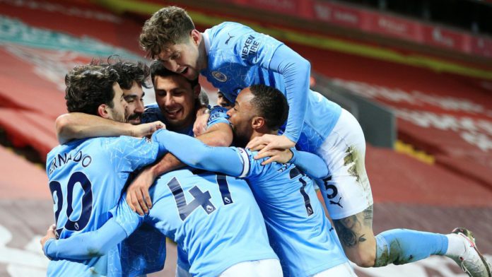 Manchester City celebrate Image credit: Getty Images