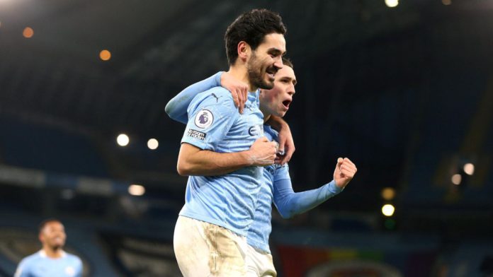 Ilkay Gundogan of Manchester City celebrates Image credit: Getty Images