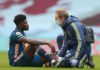 Thomas Partey sustains injury against Aston Villa