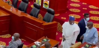 Amewu was hooted at by the NDC MPs