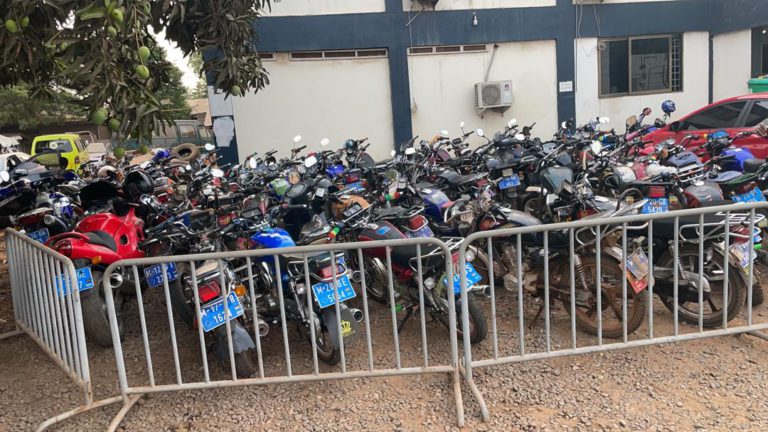 Adentan police impound 59 motorbikes