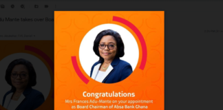 Frances Adu-Mante, Board Chair, Absa Bank Ghana