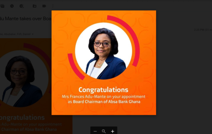 Frances Adu-Mante, Board Chair, Absa Bank Ghana