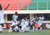 Black Satellites celebrate after win over Cameroon