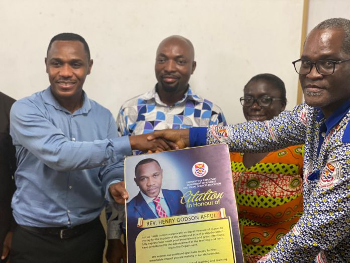 Henry Godson-Afful donates to UCC [Photos] 56