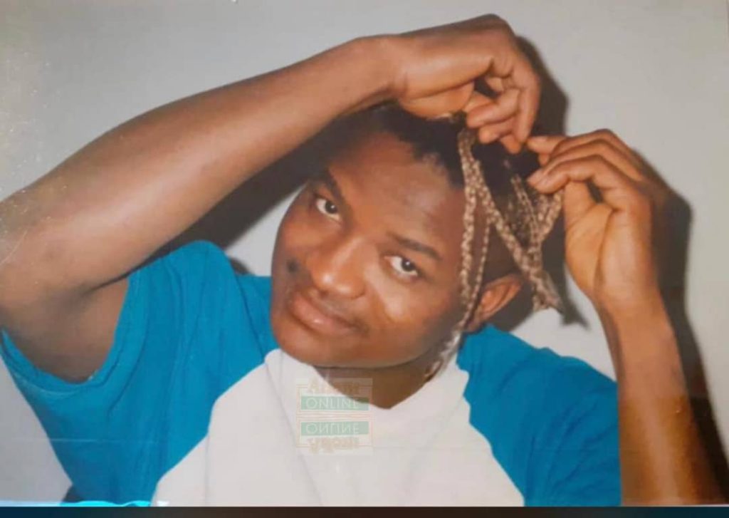 The throwback photos captured mid-adult Hassan Ayariga rocking blonde braids on his faded haircut, coupled with an oversized shirt.