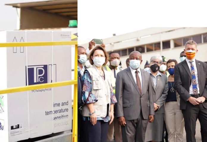 Covid-19 vaccines arrive in Ghana