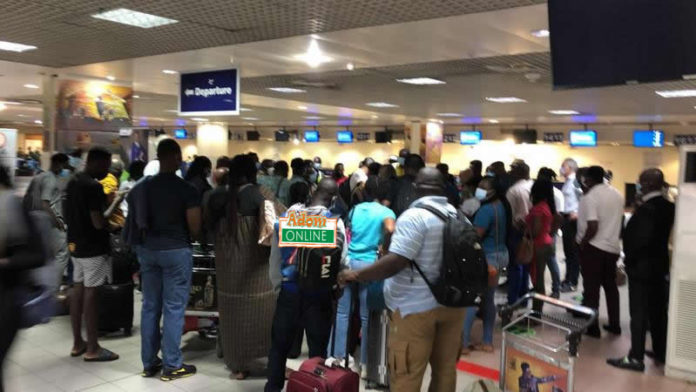 Passengers stranded at Airport as staff withdraw services