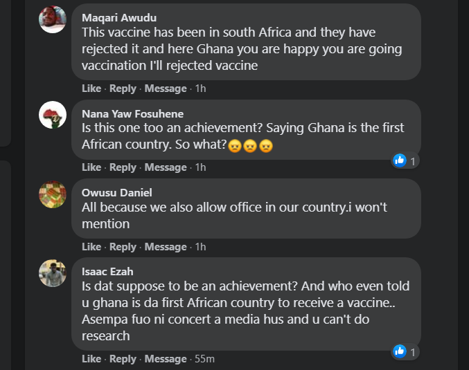 Reactions on social media as Ghanaians get ready to take Covid-19 vaccines | Adomonline.com