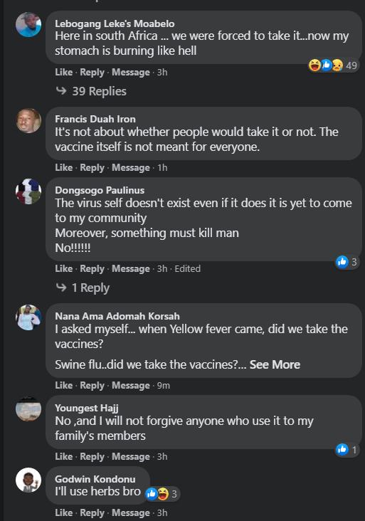 Reactions on social media as Ghanaians get ready to take Covid-19 vaccines | Adomonline.com