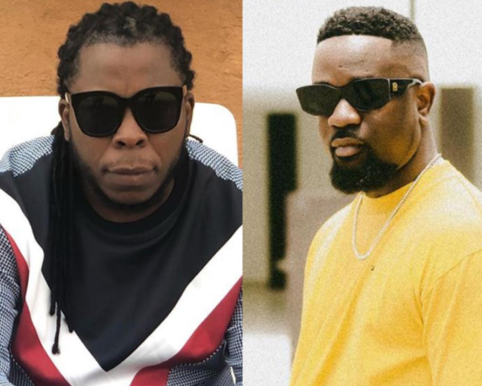 L-R: Edem and Sarkodie