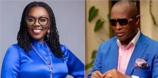 Ursula Owusu and husband