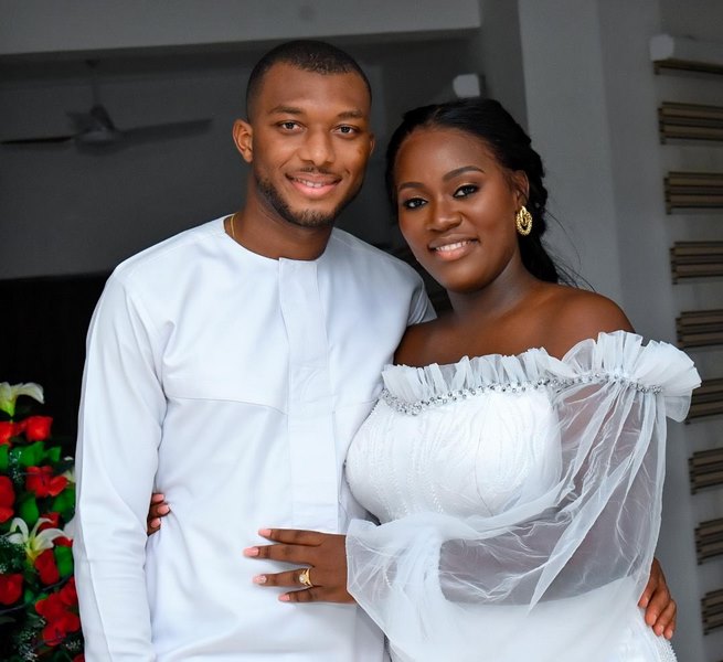 Selasie and Akua Mensah (Slyvester Mensah's son weds)