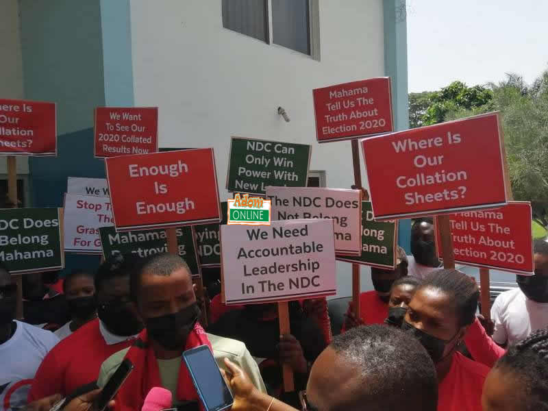 NDC pressure group protest over pink sheets
