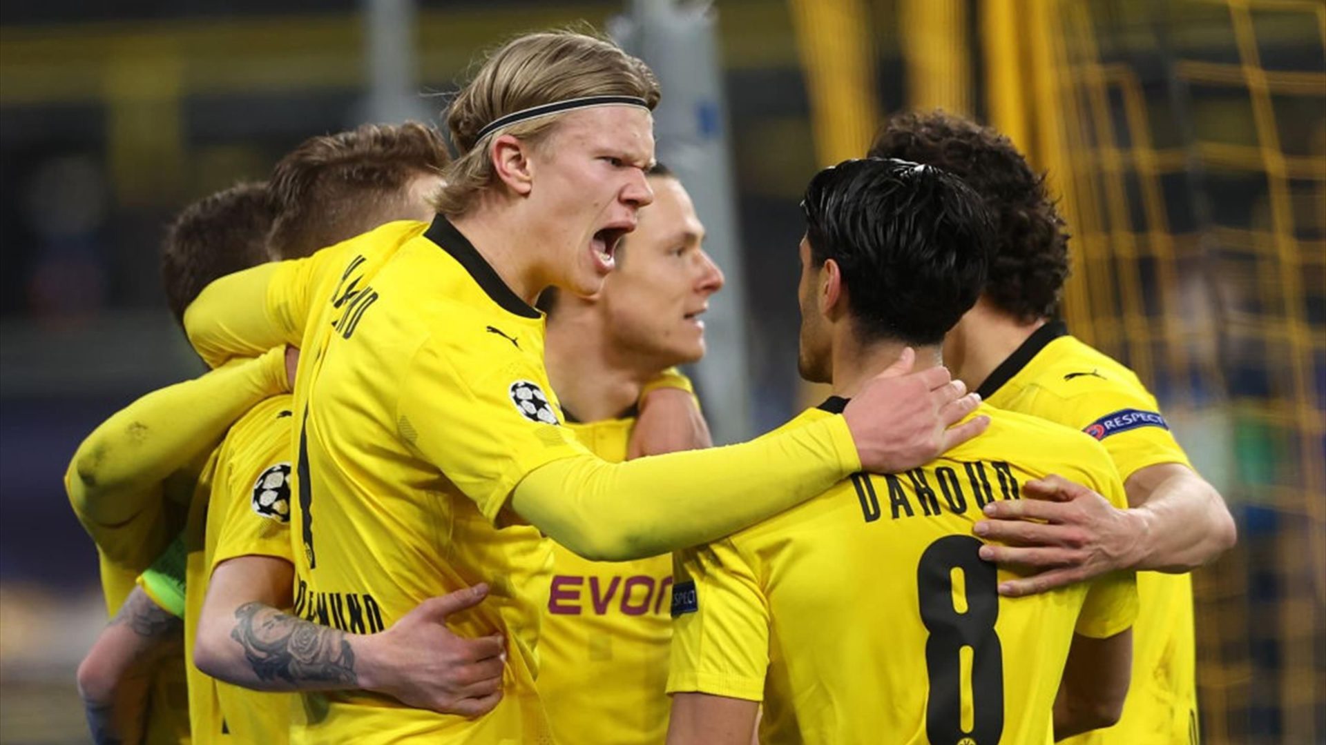 Haaland Double Secures Borussia Dortmund Passage To Cl Quarter Finals Haaland Double Secures Borussia Dortmund Passage To Cl Quarter Finals