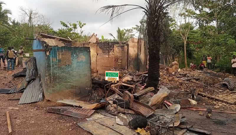 3 persons including 9-month-old baby killed in firebreak at Wassa Amenfi