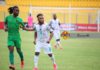 Gladson Awako in action against Sao Tome