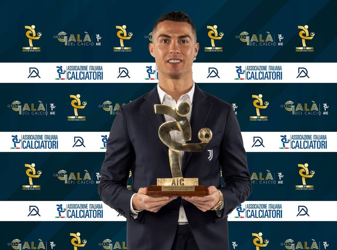 Cristiano Ronaldo named Serie A player of the year for 2020