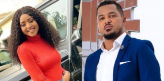 L-R: Regina Daniels and Van Vicker