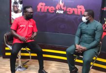 Nana Yaw Amponsah with Countryman Songo