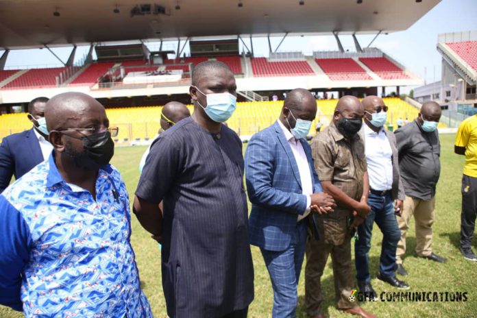 Sports Minister with GFA officials