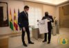 Akufo Addo with the Real Madrid jersey