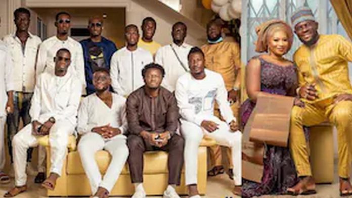 Football stars who attended Fatawu Dauda's wedding