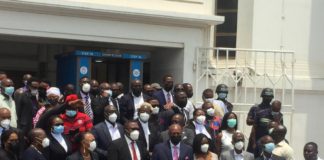 Mahama at supreme court