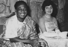 Kwame Nkrumah and Fathia Nkrumah