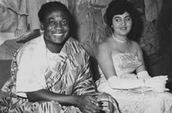 Kwame Nkrumah and Fathia Nkrumah