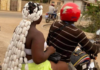 Lady’s hairstyle looking like packets of ‘gari’ causes stir on social media