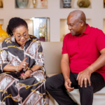 Ex-President Mahama and his wife Lordina