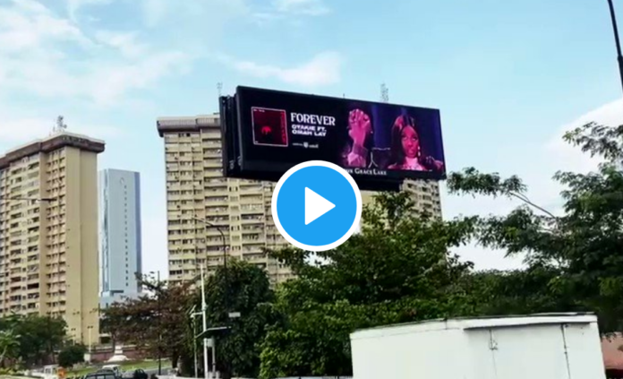 Gyakie mounts billboards in Nigeria to project new song