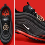 The "Satan Shoes" that has a drop of human blood